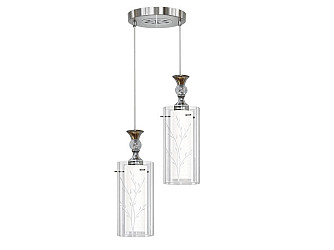 PENDENTE TASCHIBRA DESIGN TD 292/2 P/ 2LÂMPADA E-27