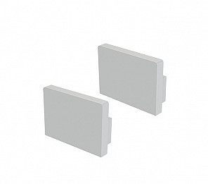 ACESSÓRIOS PERFIL VERTEX 20 TAMPA / PRESILHA SOB 14X20mm BRANCA