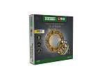 FIGURA ILUMINADA 3D LED TASCHIBRA GUIRLANDA 38cm COM FITA DOURADA AUTOVOLT