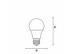 LAMP LED TKL 12V 9W 6500K E27