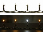 CORDÃO LUMINOSO TASCHIBRA 100 LED ESTÁTICO COM LED FLASH ISOL VD 3000K