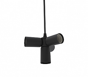 PENDENTE TASCHIBRA NICK 4XE27 - PRETO FOSCO