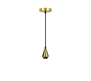 PENDENTE TASCHIBRA E27 OURO ENVELHECIDO