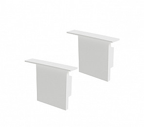 ACESSÓRIOS PERFIL APEX 35 TAMPA / PRESILHA EMB 28X35mm BRANCA