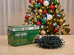 CORDÃO LUMINOSO TASCHIBRA 200 LED ESTÁTICO COM LED FLASH ISOL VD 3000K