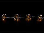 CORDÃO LUMINOSO TASCHIBRA 150 LEDS BRILHO DE LUZ PILHA 3000K