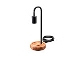 ABF-142 ABAJUR TASCHIBRA FLAM 1XE27 PRETO FOSCO