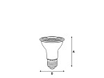LÂMPADA LED TASCHIBRA PAR 20 7W 38°