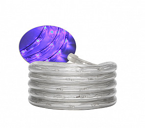 CORDA LUMINOSA LED PRO 100 METROS 13MM 2 FIOS AZUL TASCHIBRA