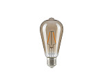 LÂMPADA LED TASCHIBRA FILAMENTO VINTAGE ST64 AUTOVOLT FUME