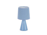 ABAJUR DE CERAMICA POTTERY E27 AZUL 25CM