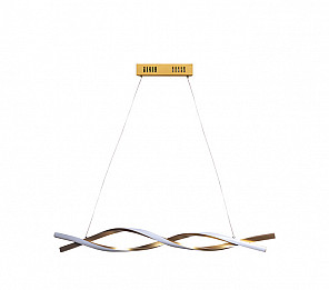 PENDENTE LED TASCHIBRA PARIS 3000K 18W OURO FOSCO