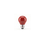 LÂMPADA INCANDESCENTE BOLINHA VERMELHA 15W TASCHIBRA