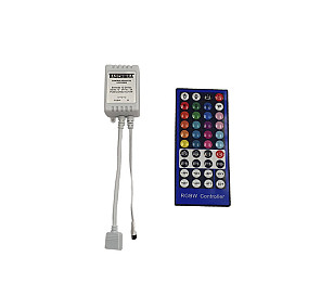 RECEPTOR CONTROLE INFRAVERMELHO TASCHIBRA RGBW PARA FITA LED 12-24V 72W
