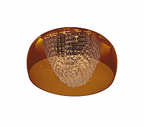 PLG-695 - PLAFON TASCHIBRA GIULIA Ø500MM 3XE27 CONHAQUE