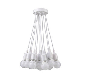 PENDENTE TASCHIBRA DOT COLOR 12XE-27 BRANCO