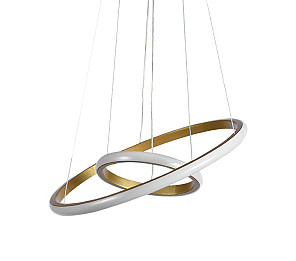 PENDENTE LED TASCHIBRA MONTREAL 3000K 25W OURO FOSCO