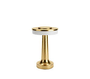 LUMINÁRIA DE MESA LED TASCHIBRA PHAROS RECARREGÁVEL OURO