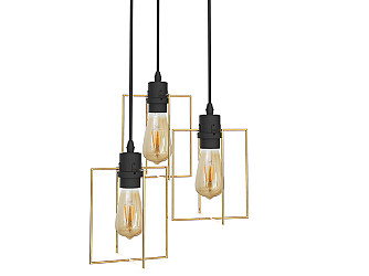 PENDENTE TASCHIBRA SQUARE 3XE27