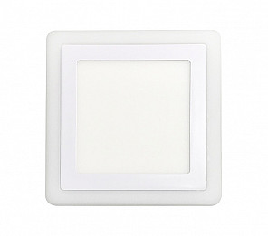 PAINEL LED DUAL COLOR 6W+3W EMBUTIR QUADRADO