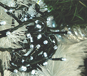 CORDÃO LUMINOSO 500 LEDS 8F ISOL VERDE BRANCO