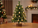 CORDÃO LUMINOSO TASCHIBRA 48 LEDS BOLAS DE NATAL PILHA 3000K