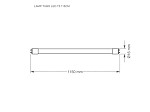 LÂMPADA TUBO LED TASCHIBRA T5 115CM 18W