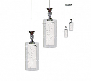 PENDENTE TASCHIBRA DESIGN TD 292/2 P/ 2LÂMPADA E-27