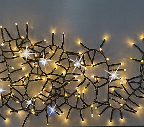 FESTÃO LUMINOSO TASCHIBRA 400 LEDS ESTÁTICA COM LED FLASH ISOL VD 3000K