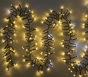 CORTINA FESTÃO LUMINOSO TASCHIBRA 1500 LEDS ESTÁTICA COM LED FLASH ISOL VD 3000K