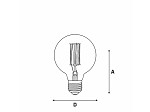 LÂMPADA FILAMENTO DE CARBONO TASCHIBRA G80 40W