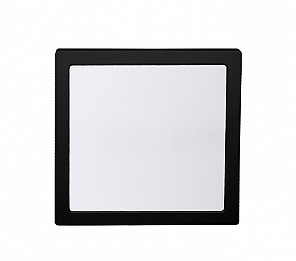 PAINEL LED TASCHIBRA 24W LYS QUADRADO SOBREPOR PRETO