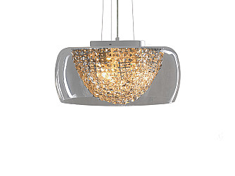 PDG-6195 PENDENTE GIULIA 3XE27 TRANSPARENTE