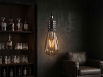 LÂMPADA LED TASCHIBRA FILAMENTO VINTAGE ST64 AUTOVOLT FUME