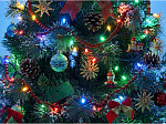 CORDÃO LUMINOSO TASCHIBRA 200 LEDS 8 FUNÇÕES ISOLAÇÃO VERDE