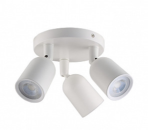 SPOT LED TASCHIBRA DIRECT MR16 BASE CIRCULAR 3X4W BRANCO