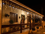 CORTINA LUMINOSA TASCHIBRA 200 LED ESTÁTICA ASSIMETRICA COM LED FLASH ISOL BR 3000K