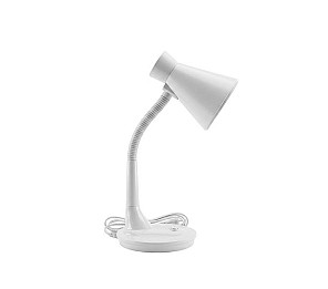 LUMINÁRIA MESA TLM 03 TASCHIBRA E27 BRANCO