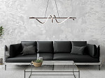 PENDENTE TASCHIBRA LED MUNIQUE 3000K 36W PRETO