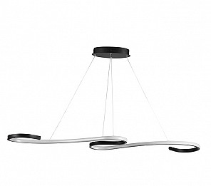 PENDENTE LED TASCHIBRA MILÃO 3000K 30W PRETO