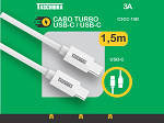 CABO TURBO TASCHIBRA C3CC-15B USB-C USB-C 1,5m 3A
