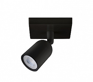 SPOT LED TASCHIBRA DIRECT MR16 BASE LINEAR 1X4W PRETO