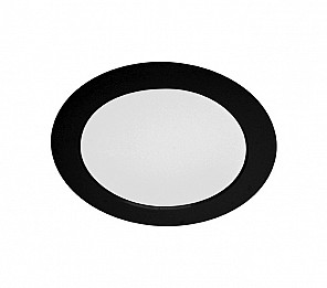 PAINEL LED 24W LYS REDONDO EMBUTIR PRETO