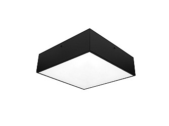 PLAFON TASCHIBRA QUADRA 4XE27 PRETO FOSCO