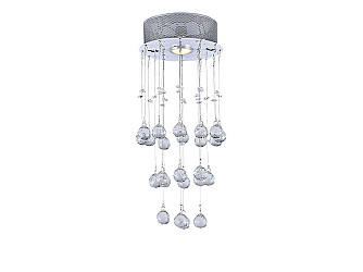 PLAFON DE CRISTAL TASCHIBRA ALFA REDONDO 1XGU10