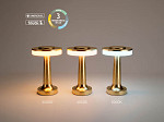 LUMINÁRIA DE MESA LED TASCHIBRA PHAROS RECARREGÁVEL OURO