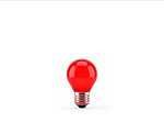 LÂMPADA INCANDESCENTE BOLINHA VERMELHA 15W TASCHIBRA