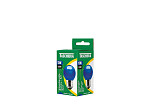 LÂMPADA INCANDESCENTE BOLINHA AZUL 15W TASCHIBRA