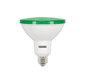 LÂMPADA LED TASCHIBRA PAR 38 IP 65 VERDE E-27