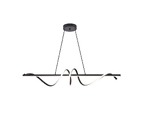 PENDENTE TASCHIBRA LED MUNIQUE 6500K 36W PRETO